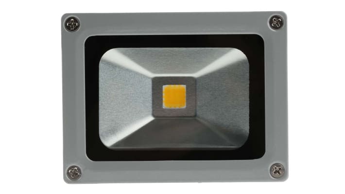 [RS-170-4259] RS PRO Floodlight, 1 LED, 10 W, 950 → 1050 lm, IP65, 85 → 265 V ac