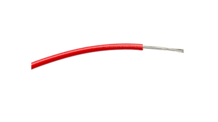 [RS-196-4261] RS PRO Red 0.5mm² Hook Up Wire, 20 AWG, 16/0.2 mm, 100m, PVC Insulation