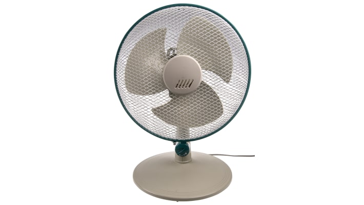 [RS-489-2415] RS PRO Desk Fan 300mm blade diameter 3 speed 230 V with plug: Type G - British 3-pin
